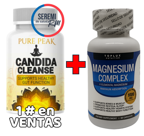 1 TOPLUX + 1 CANDIDA CLEANSE