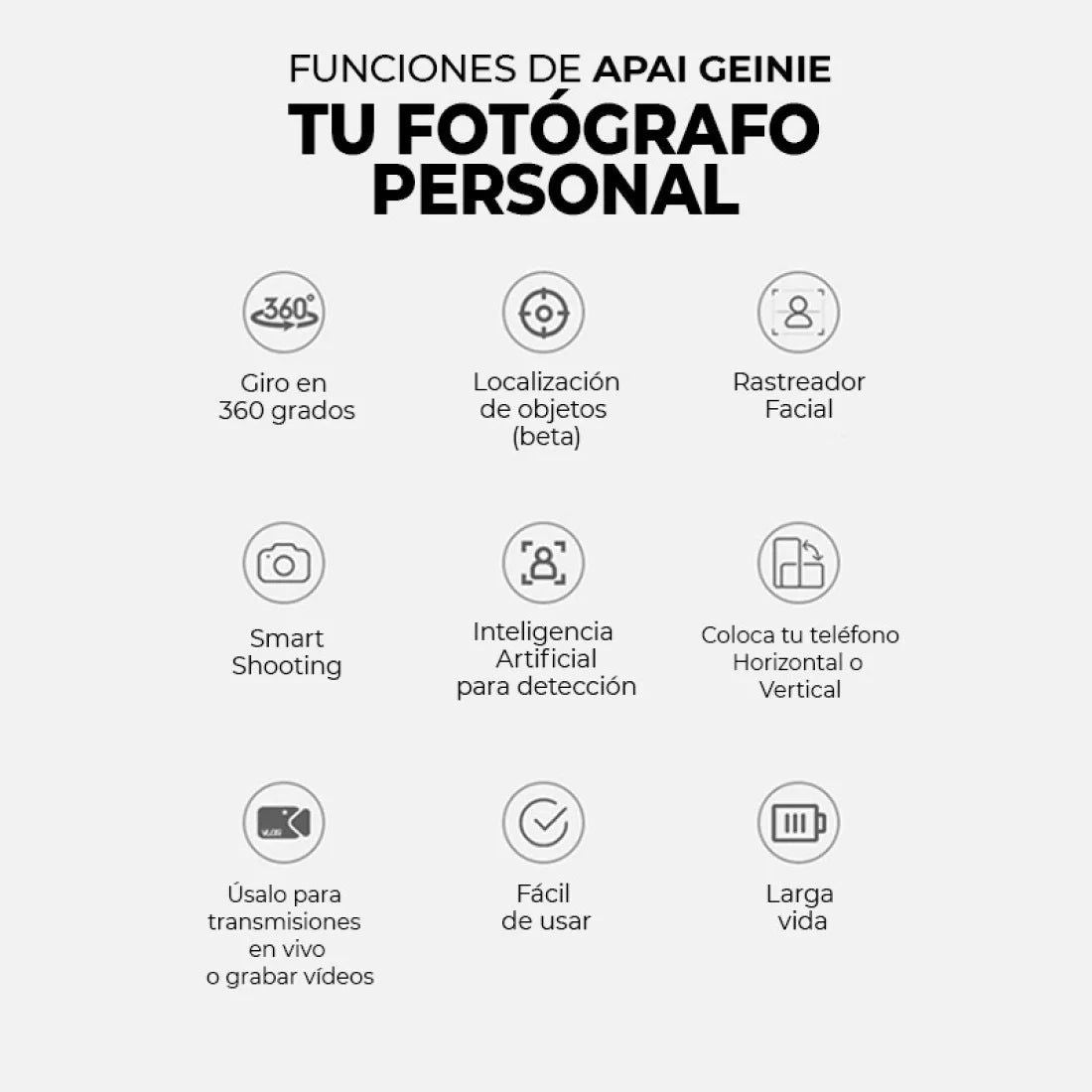 Soporte Inteligente para Celular 360°
