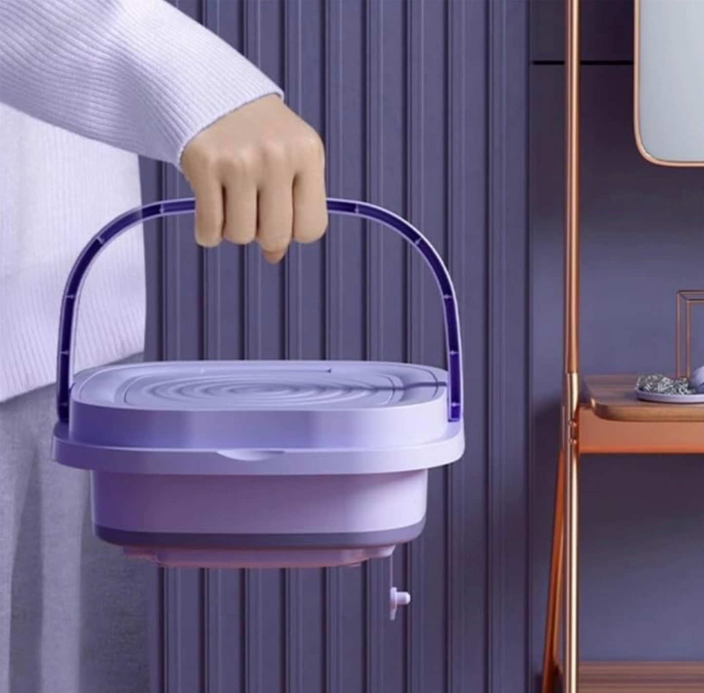 MINI LAVADORA PORTÁTIL PLEGABLE