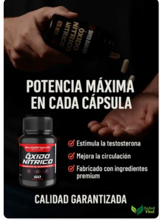 PREPURSOR DEL OXÍDO NÍTRICO 1000MG 60 CAPS