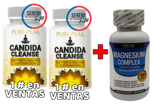 2 CANDIDA CLEANSE + 1 TOPLUX