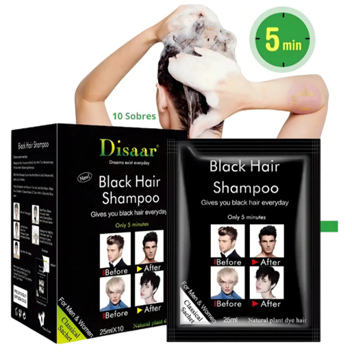 SHAMPOO ANTICANAS DISAAR SACHET 10 UN.